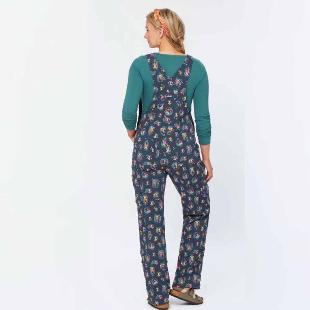 NWT Duluth Heirloom Gardening Lined Bib Overalls Mushroom Terrarium Medium x31L - Picture 10 of 10